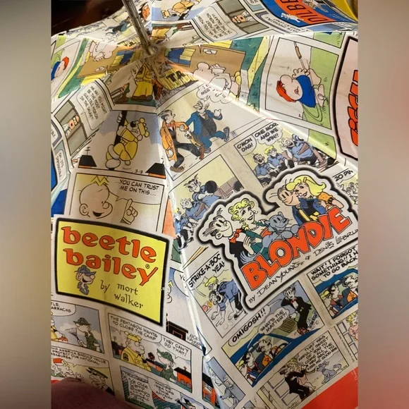 Seattle Post-Intelligencer Colorful Cartoons Umbrella - Picture 8 of 10